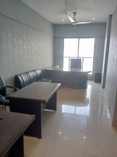 Furnished 3rd floor office with lift available for rent.