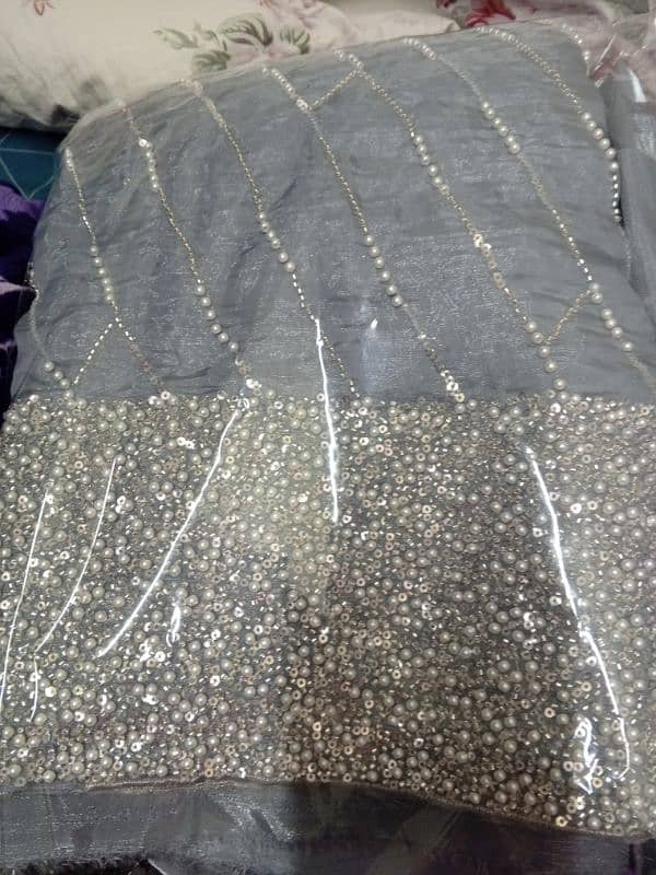 imported indian silk bluish gray in color 0