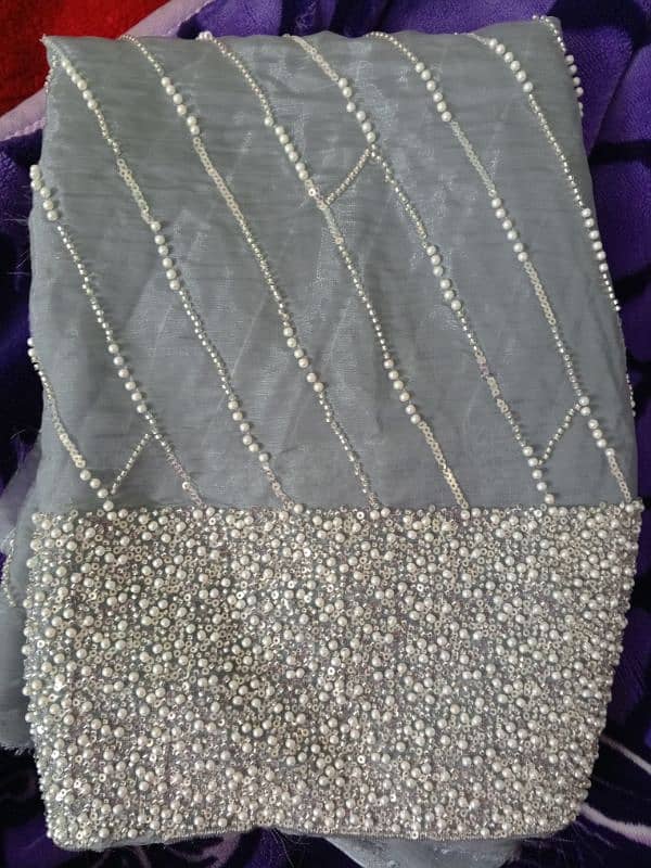 imported indian silk bluish gray in color 1