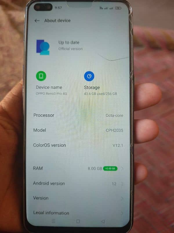 Oppo Reno 3 Pro 8/256 original approved 4