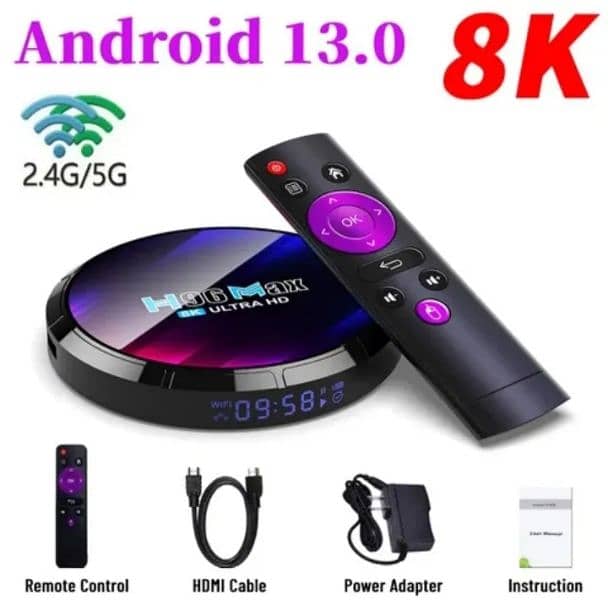 8GB-128GB | Android 14 | 4K Resolution | Android TV Box 1