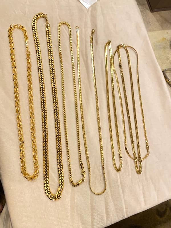 Chains | Rings | Gold plated chains | Braslats | 0/3/2/1/2/2/4/4/1/2/2 4