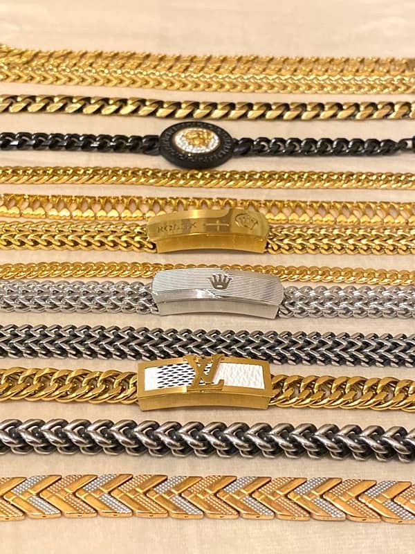 Chains | Rings | Gold plated chains | Braslats | 0/3/2/1/2/2/4/4/1/2/2 9