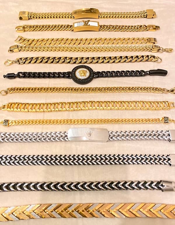 Chains | Rings | Gold plated chains | Braslats | 0/3/2/1/2/2/4/4/1/2/2 10