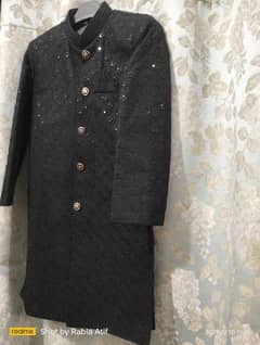 Black sherwani 8-10 year boy