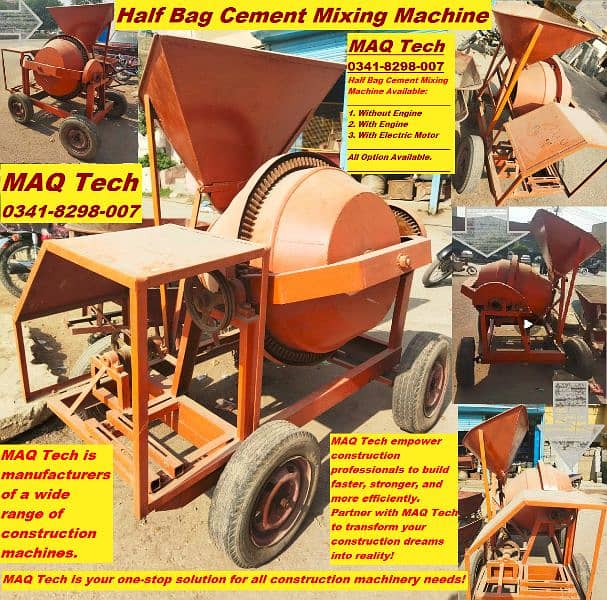 Concrete Mixer, Cement Mixing Machine, Construction Lift Machine, etc 2