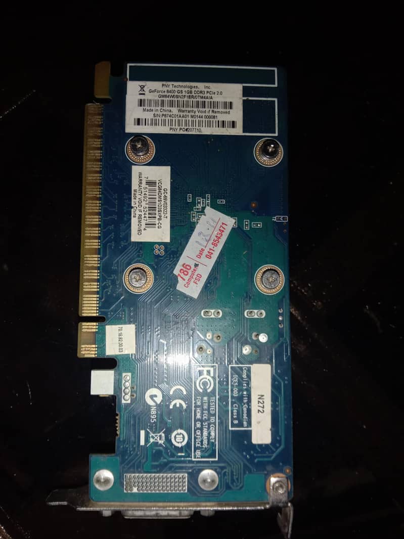 GeForce 8400 gs 1gb ddr3 fresh piece Discount availble% 2