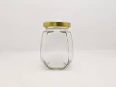 protein jar / Glass Bottles/ Hexagon jar /Round jar /Square glass jar