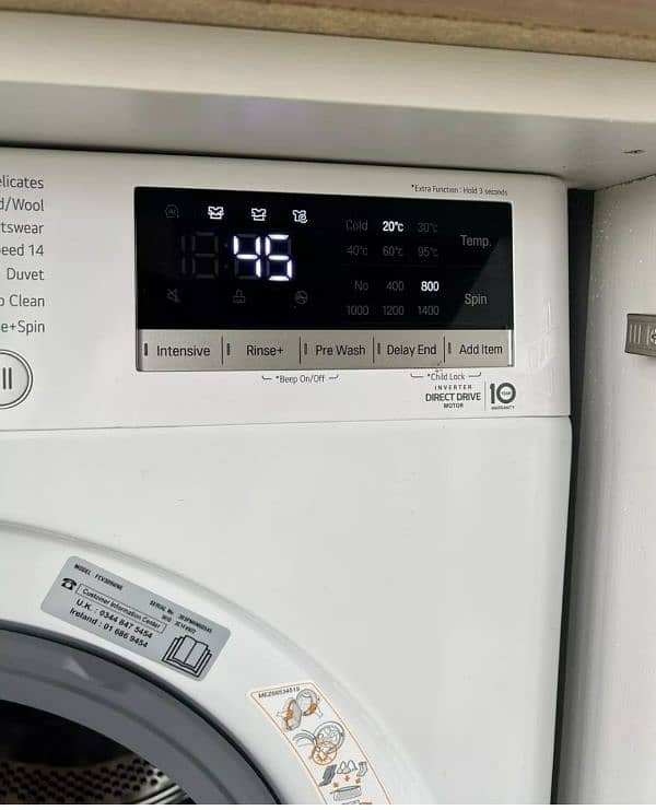 LG Direct drive 9kg digital inverter washing machine (imported) 2