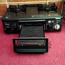 2 Burnal original Japanese stove full automatic with gas grill oven 6