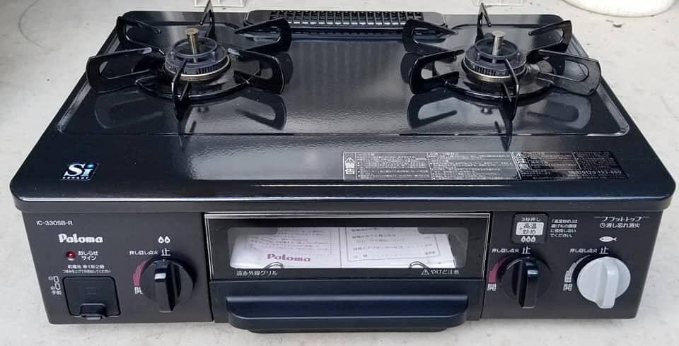 2 Burnal original Japanese stove full automatic with gas grill oven 1