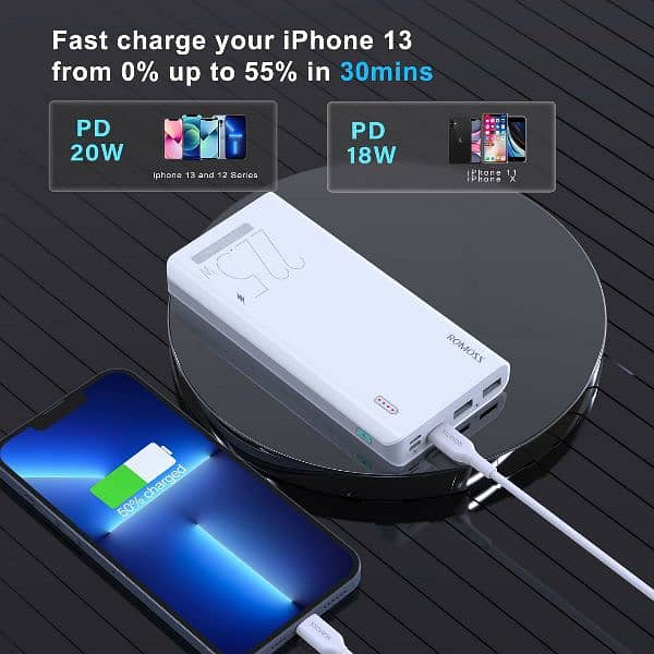 romoss PD 22.5w 20000mah power bank 5