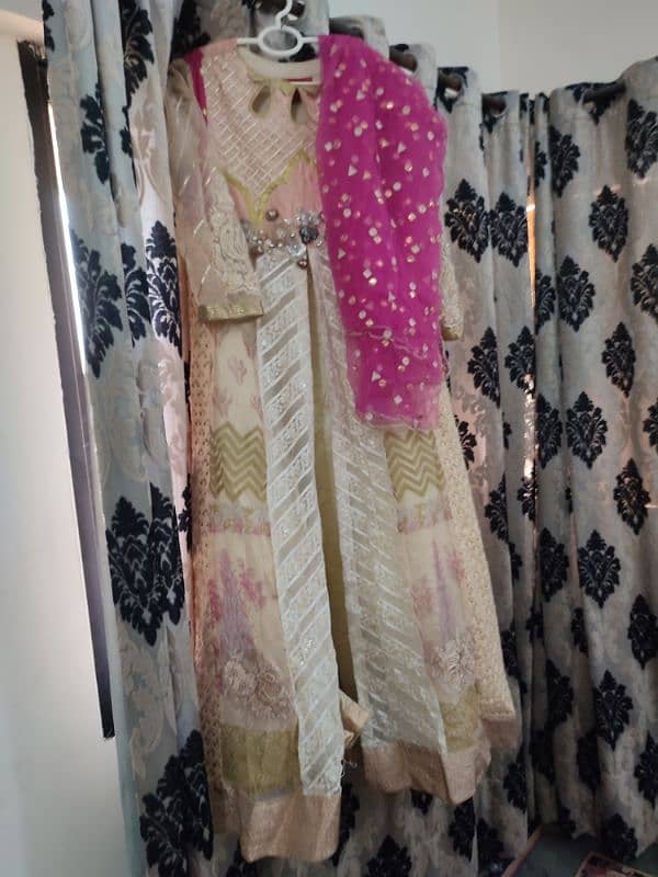 zahra Ahmad' s gown with lehenga 0