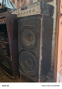 12Inch And 10inch Speaker With Amplifier