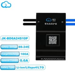 JK BMS 8S-24S 100A Smart Active Balance BMS