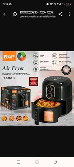 Air Fryer RAF model 5361B  RAF Original and importedbest Quality