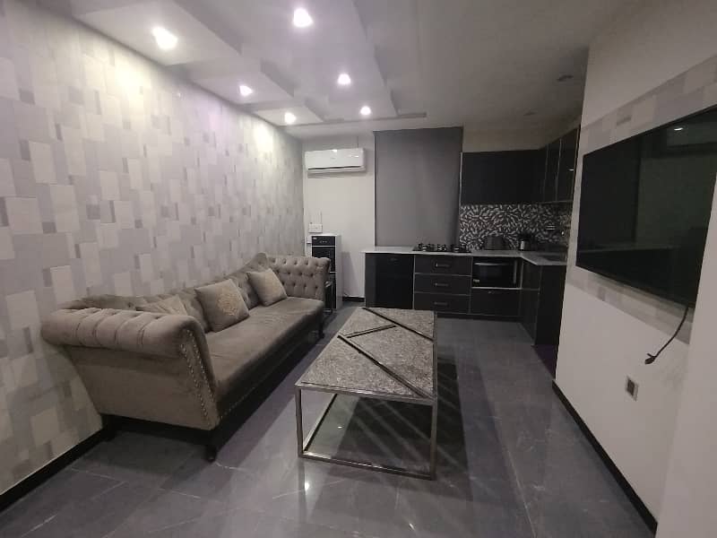 1 Bedroom Full Furnished Flat For Rent Bahria Town 1