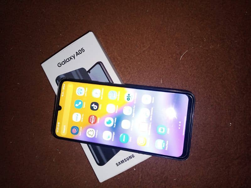 Samsung Galaxy A05 4 ram 128 storage. 11 month warranty mojood Hy. 13