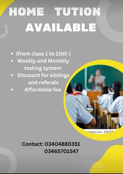 Bilal science academy (1 to 10th)and home tuition 0