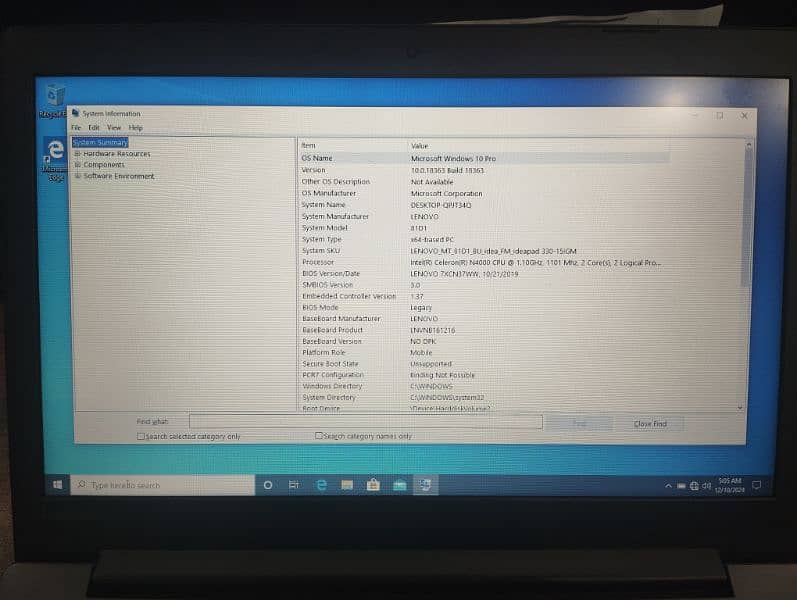 Dell ideapad 330-15IGM 1TB hard drive 4gb ram 3