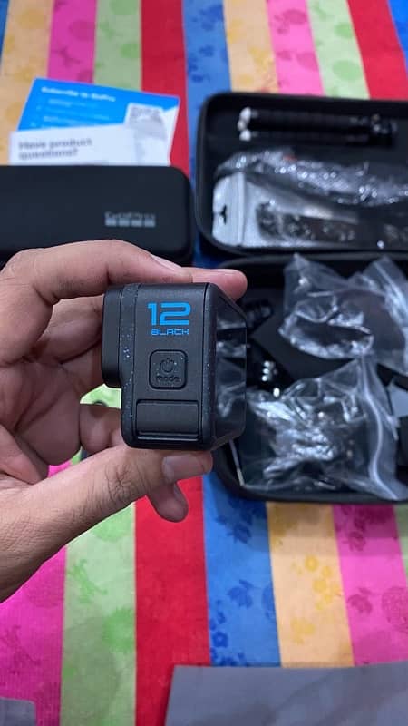 GoPro 12 Hero Black with extra accessories O3l7.4OO47O7 3