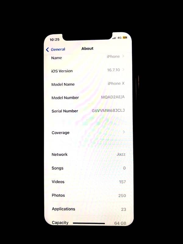 Iphone X condition 10/10 PTA approved  64 / gb 6