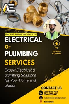 Electrician,plumbers,Geysers Repair,Geysers installation,home service