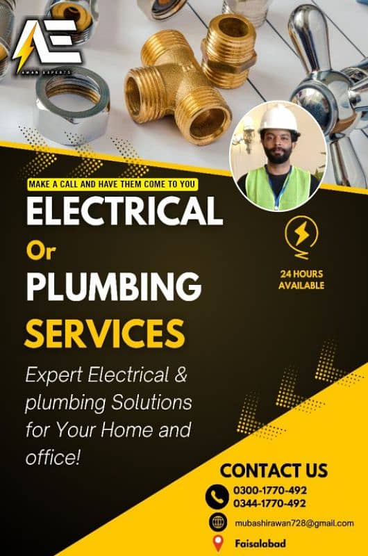 Electrician,plumbers,Geysers Repair,Geysers installation,home service 0