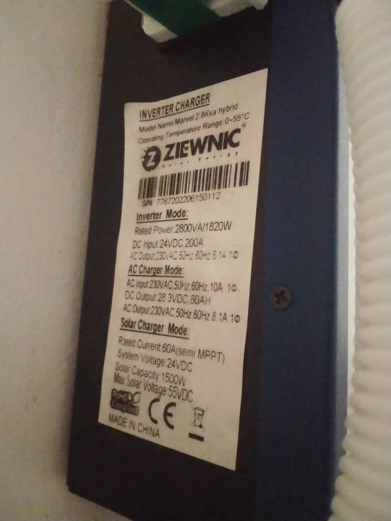 Solar Inverter , Ziewnic  2.8kv Hybrid 5