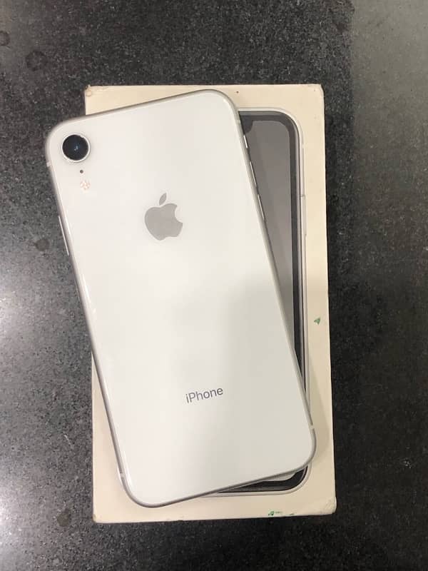 iPhone XR 256GB Dual PTA Approved with box 0