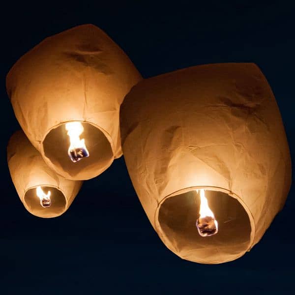 Pack of 10 Pieces Flying Sky Lanterns 0306/16/744/60 1