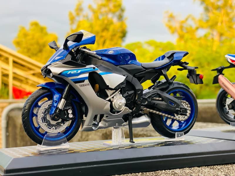 Kawasaki Ninja H2 supersport bike H2R scale motorcycle Diecast 9