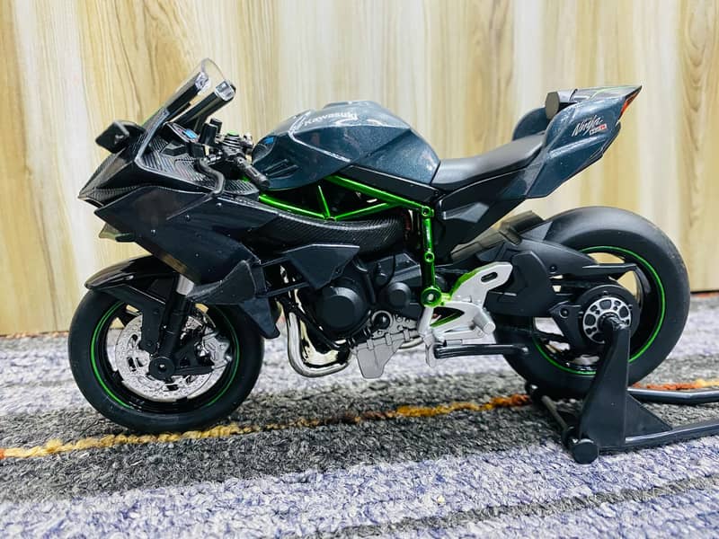 Kawasaki Ninja H2 supersport bike H2R scale motorcycle Diecast 14