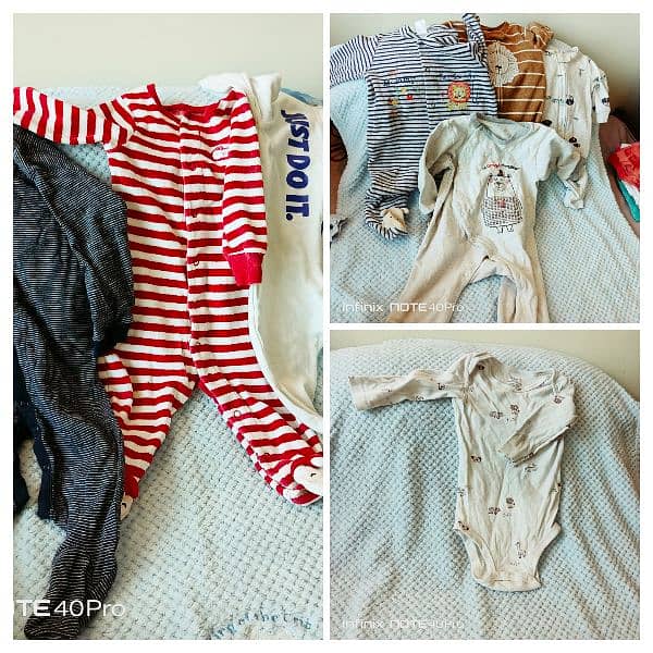 FAIR LIKE NEW CLOTHS FOR BABY BOY. SIZE FROM NEW BORN TO 1.5 YEAR. 1