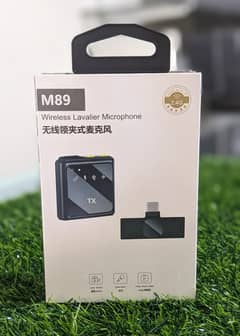 M89 Wireless Lavalier Dual Microphone Whatsapp 03477803899