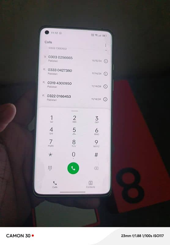 OnePlus 8 with original box charger Global dual sim Approve 4