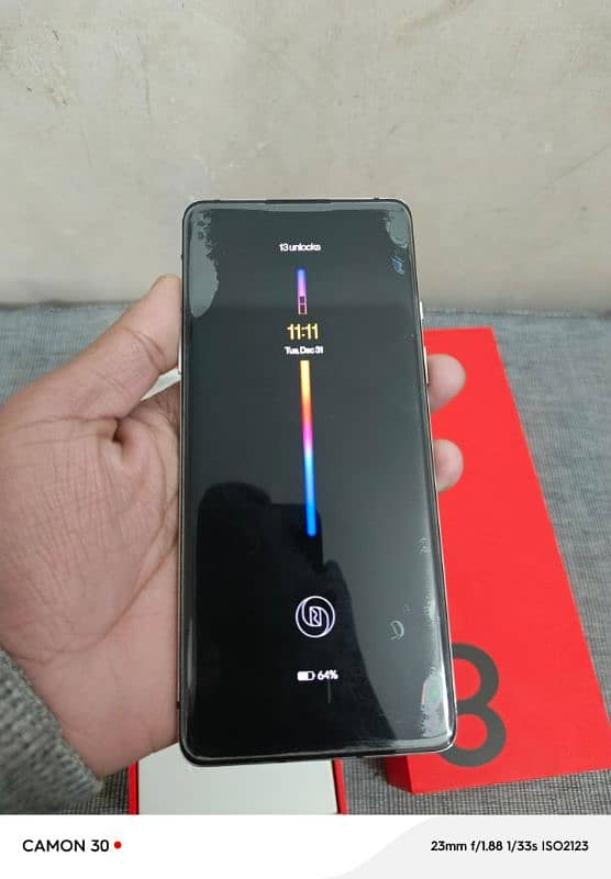 OnePlus 8 with original box charger Global dual sim Approve 5