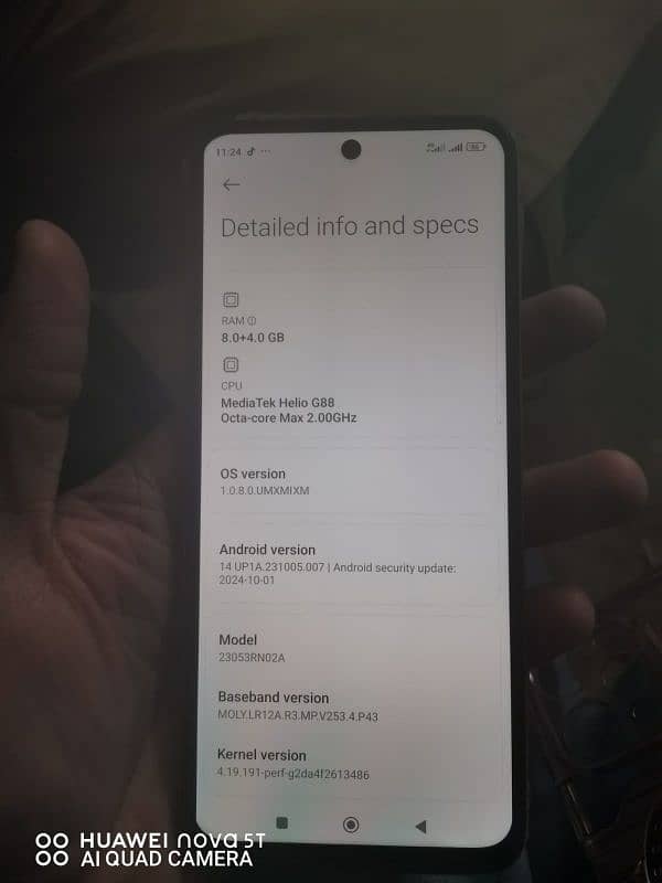 redmi 12 box with mobile 8/128 gb ہو 0