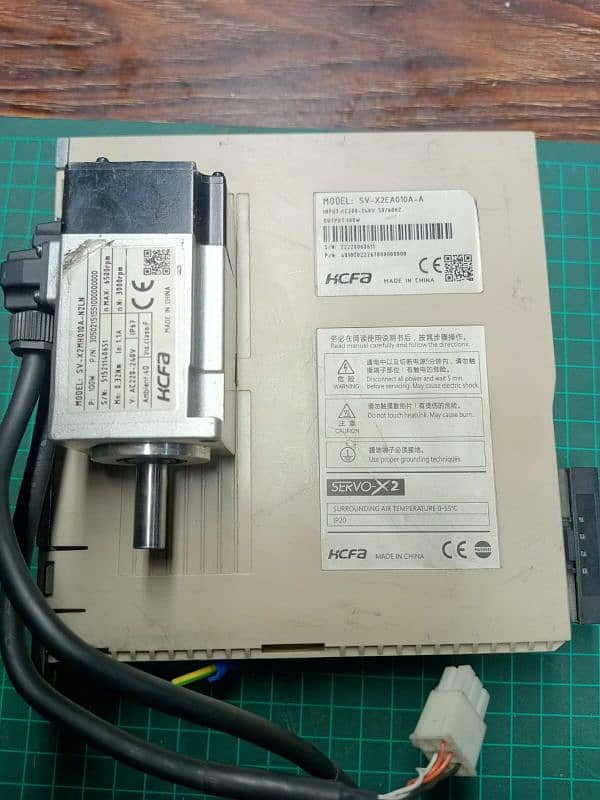 Hcfa 100 watt servo motor and drive available please contact 1