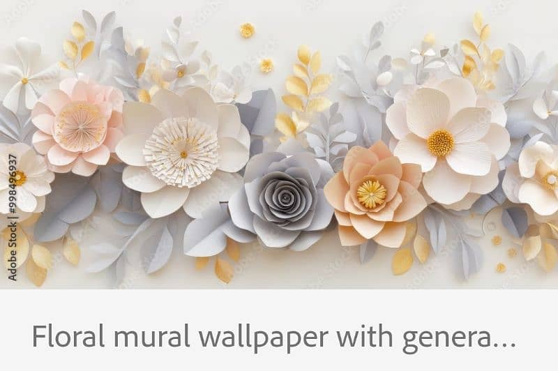 Stylish Wall Art, 3D Canvas Flex Wallpaper 14