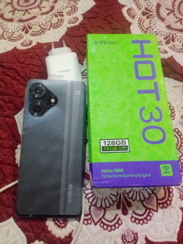 Infinix hot 30 final price 8/128 num 03239660381 2