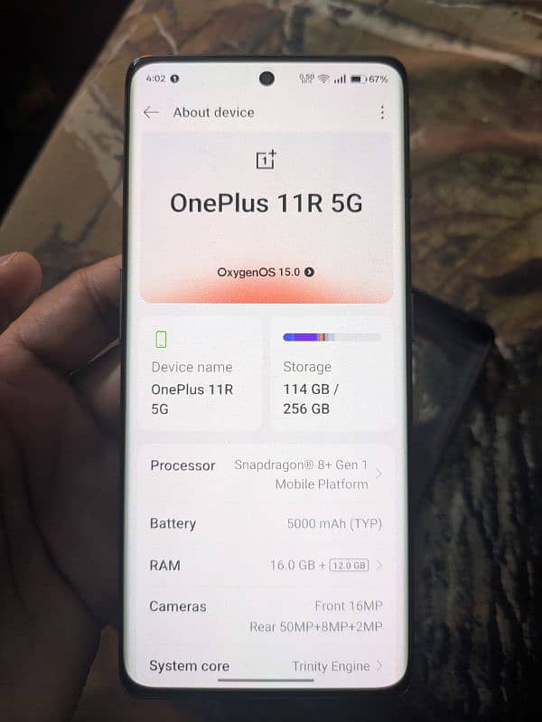 One plus 11R complete box Official PTA approved 0