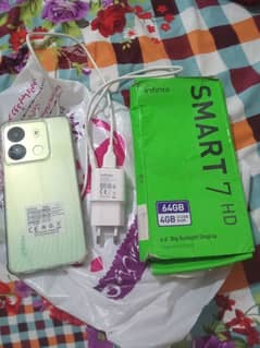 infnix Smart 7 HD condition 10 by 10 2+2/4. . . . . 64