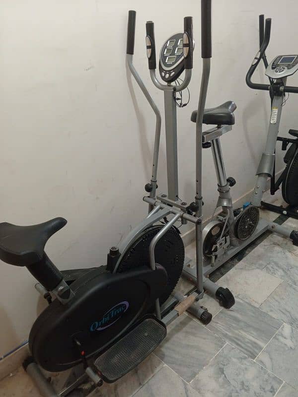 exercise cycle elliptical machine cross trainer magnetic upright bike 17