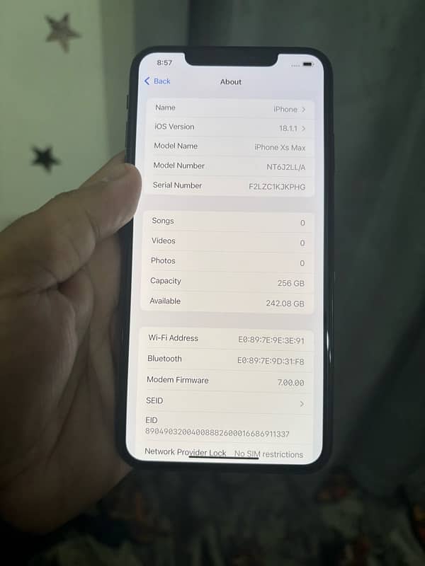 iphone xs max 256gb non pta 5