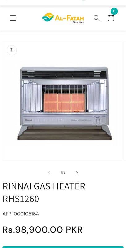 Rinnai RHS 1260s Gas Heater 7