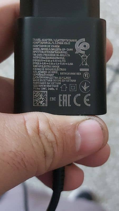 Samsung a33 Fast charger orignal C to C type 2