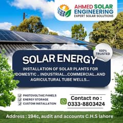 Ahmad Solar Engineering & Electrical Services.