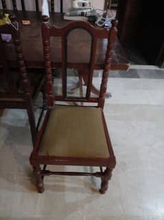 dining table full size with 8 chairs for sale in v reason able price