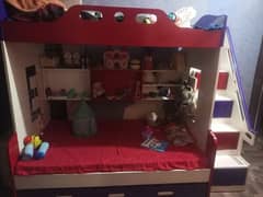 bunkbed king size hai urgent sale with out mattress